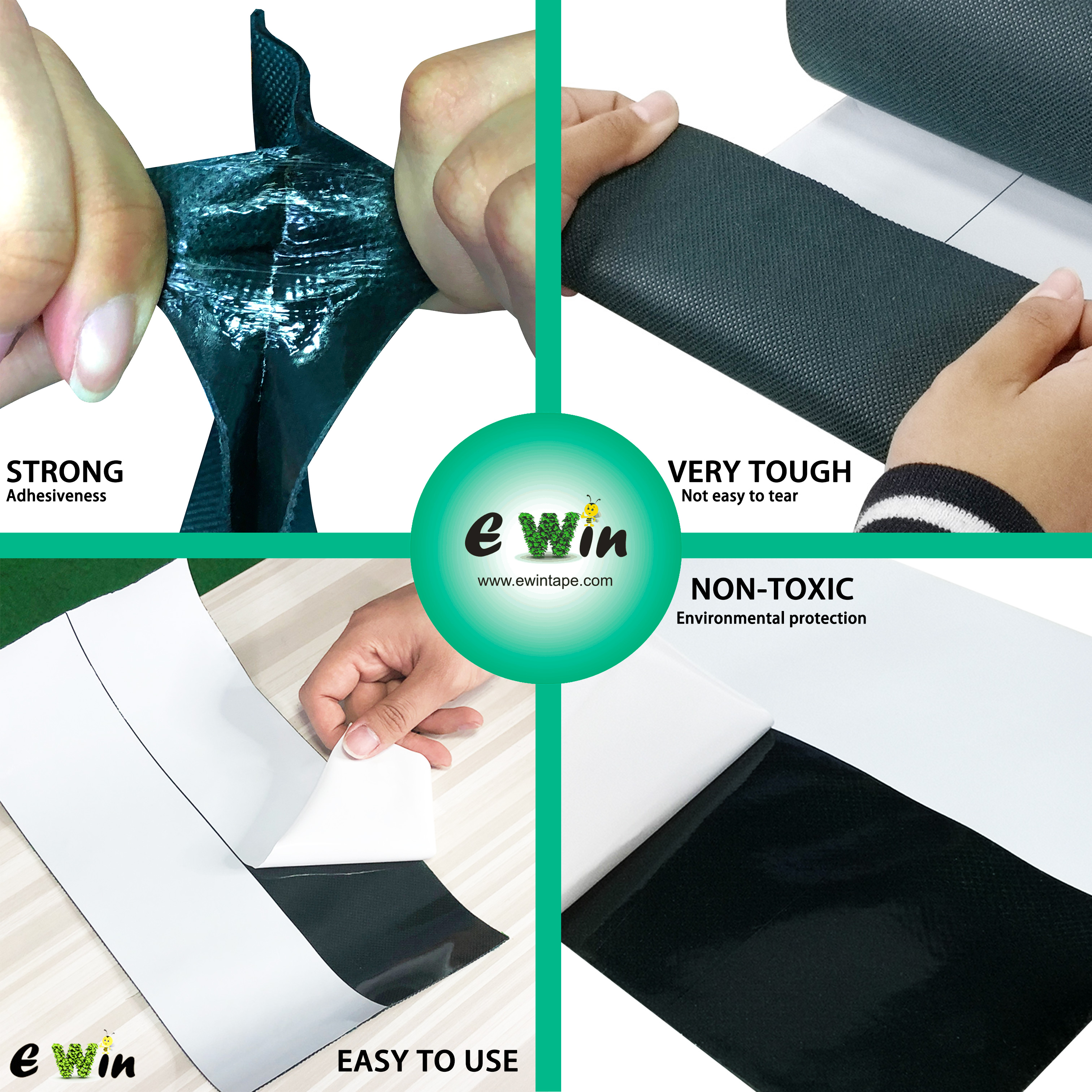 Artificial Grass Green Joining Fixing Turf Self Adhesive Lawn Carpet